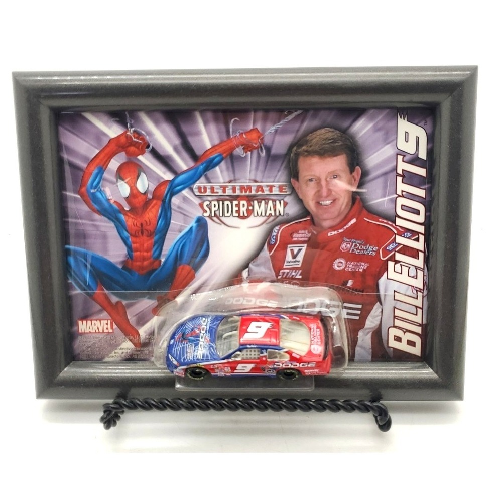 BILL ELLIOTT MARVEL 2001 DODGE INTREPID 1:64 ACTION‎ DIE-CAST SPIDERMAN #9